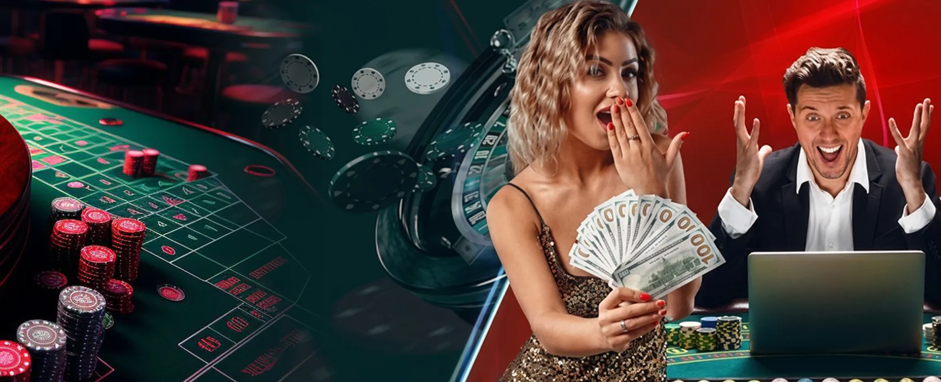 A vibrant image symbolizing fair play in online casino gaming with secure elements and plus777 legit branding.